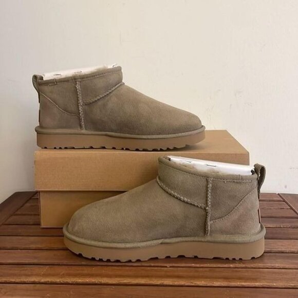 UGG Classic Ultra Mini Boot Antilope Womens Boots - Picture 3 of 7